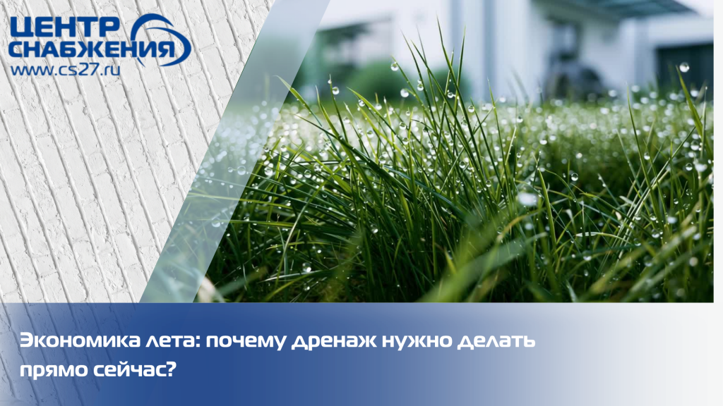 Экономика лета: почему дренаж нужно делать прямо сейчас? Экономика лета: почему дренаж нужно делать прямо сейчас?