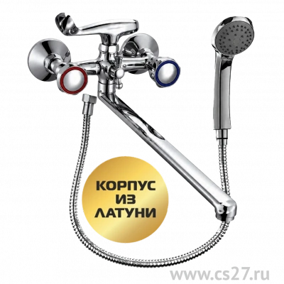 картинка BY1212207-br Смеситель FERAT для ванны двухвентильный | Центр Снабжения | Дальний Восток | Чита